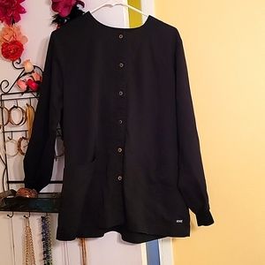 Black Scrub Jacket